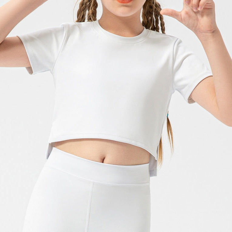 White Cropped T-shirt