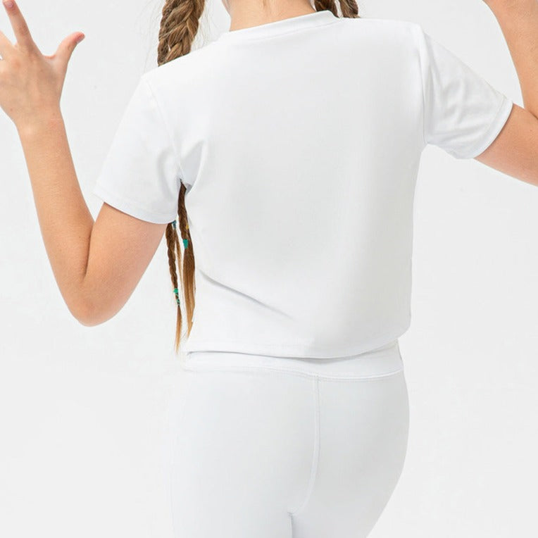 White Cropped T-shirt