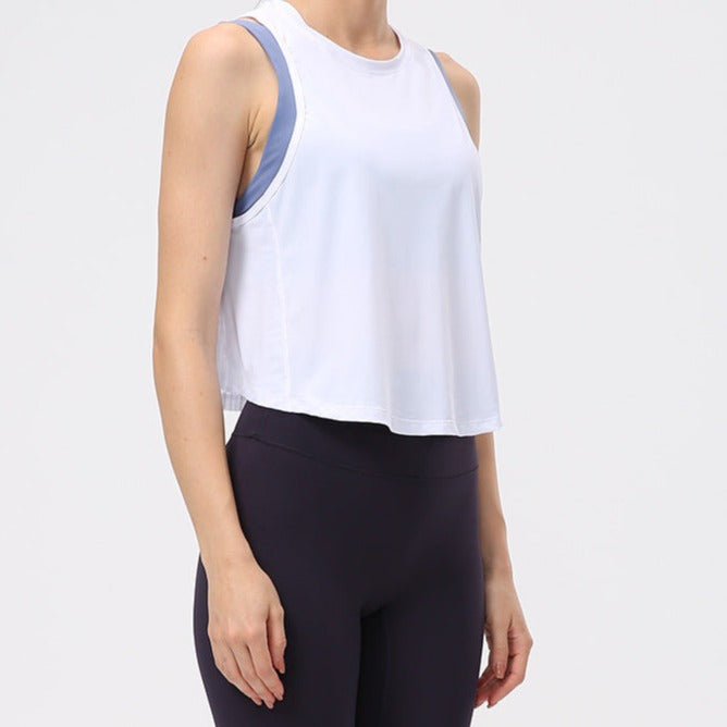 White Pleated Top