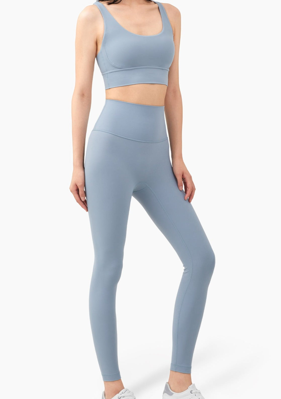 Tempest Blue Sports Bra + Leggings Set