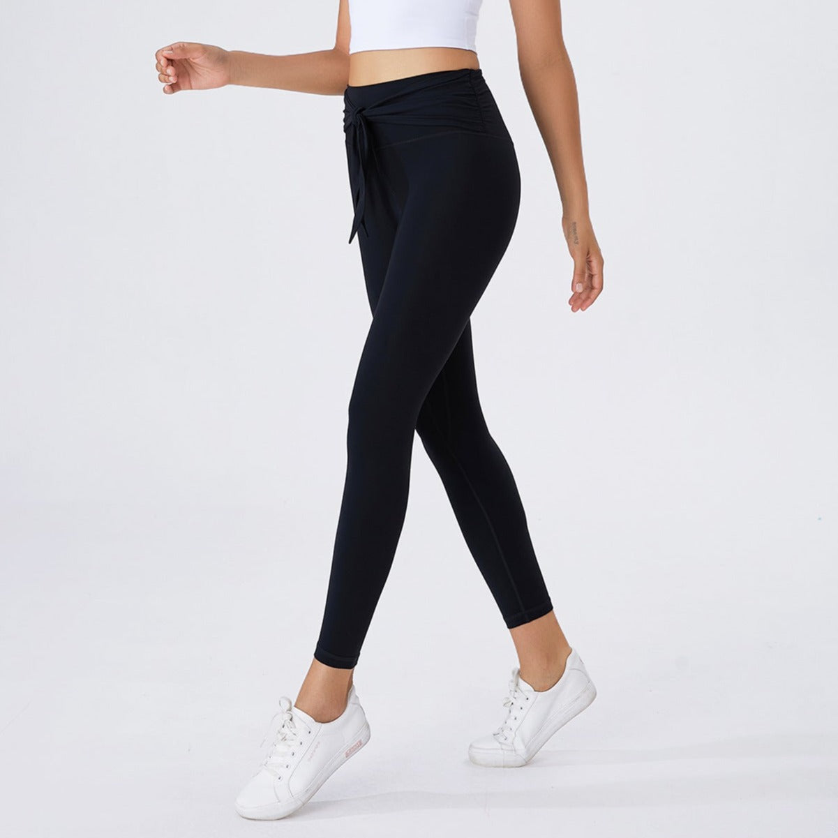 Black Tie Knot Leggings
