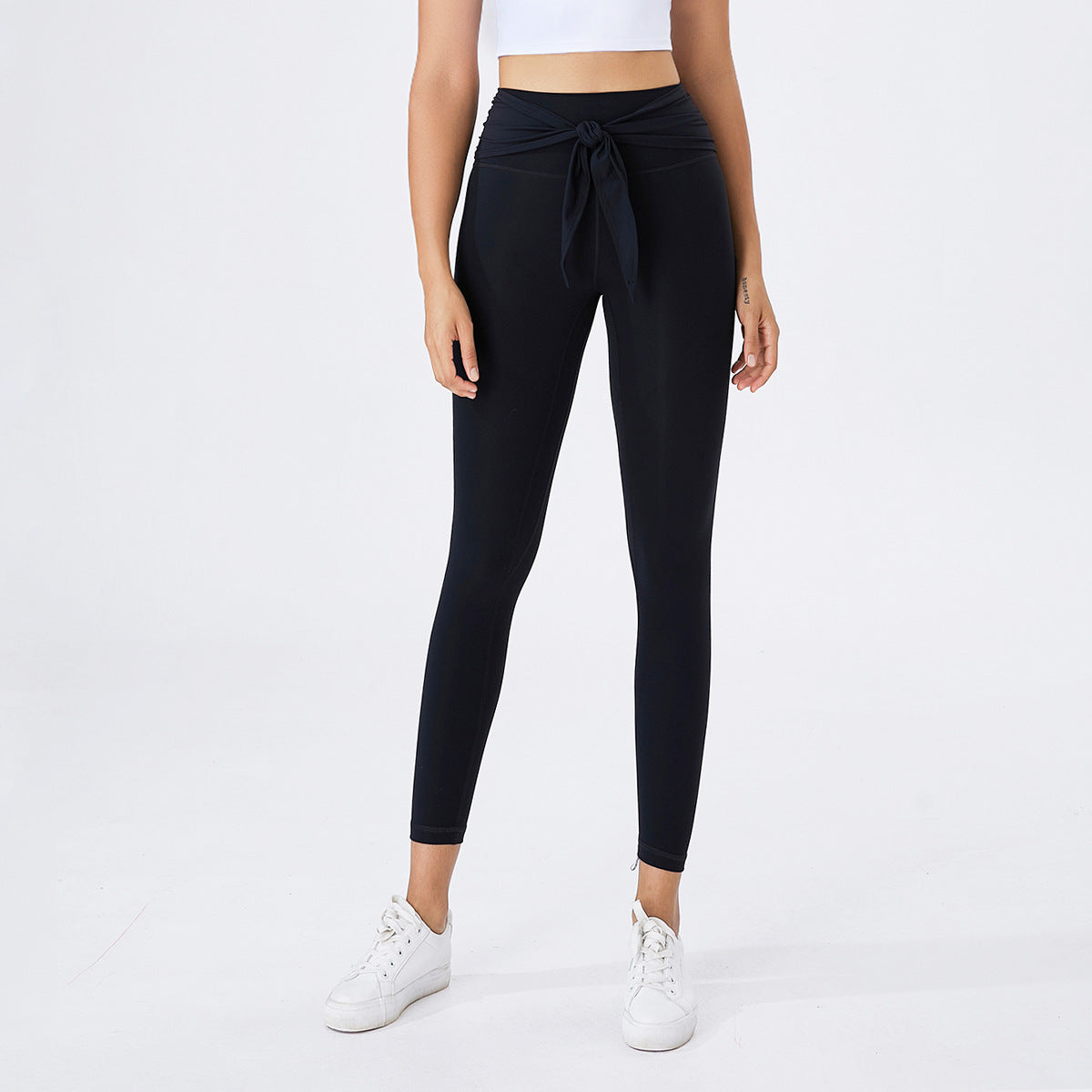 Black Tie Knot Leggings