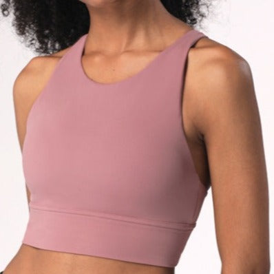 Quick Sand Pink Sports Bra & Leggings Set